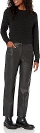 Women's Jack Vegan Leather Straight Leg