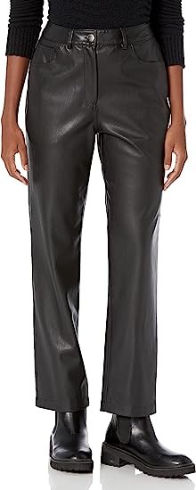 Women's Jack Vegan Leather Straight Leg