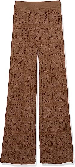 Women's Pull-On Flare Leg Crochet Pant